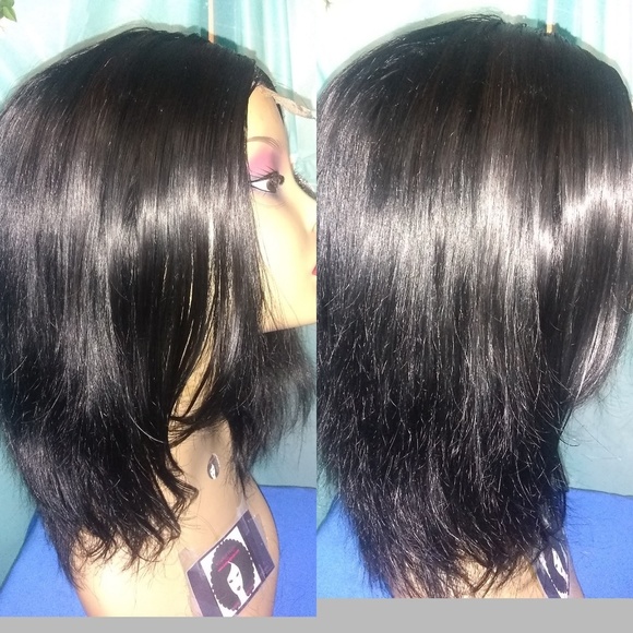 10" 100% mink remy human bob hair wig - Picture 3 of 6